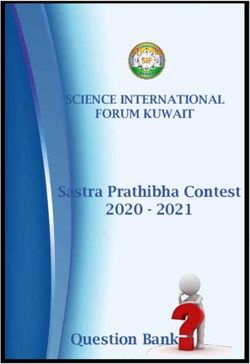 Sastra Prathibha Contest 2020 2021 - Question Bank - SCIENCE INTERNATIONAL FORUM KUWAIT