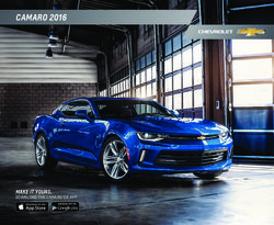 Chevrolet Camaro 2016. Brochure.