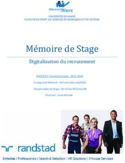 M&eacute;moire de Stage Digitalisation du recrutement - Le Mans Universit&eacute;