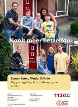 Nooit meer hetzelfde Leon 2000-2017 - 113 Zelfmoordpreventie