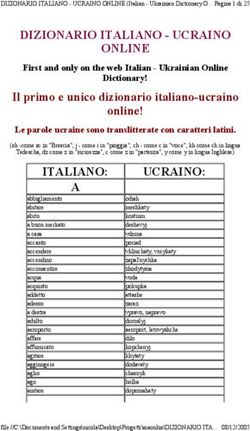 DIZIONARIO ITALIANO - UCRAINO ONLINE
