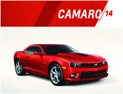 Chevrolet Camaro 2014. Brochure.