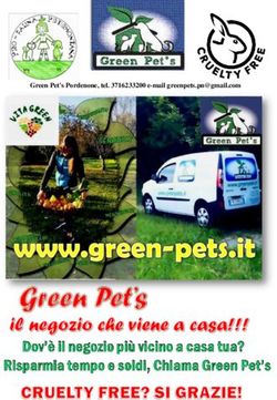 Green Pet's Pordenone, tel. 3716233200 e-mail