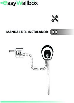 MANUAL DEL INSTALADOR - E - easyWallbox for eSolutions