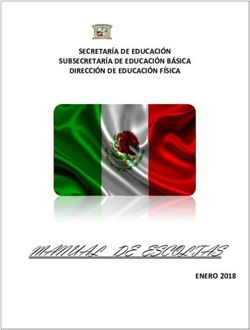 MANUAL DE ESCOLTAS - SECRETAR&Iacute;A DE EDUCACI&Oacute;N SUBSECRETAR&Iacute;A DE EDUCACI&Oacute;N B&Aacute;SICA DIRECCI&Oacute;N DE EDUCACI&Oacute;N F&Iacute;SICA - ENERO 2018 - SEDU