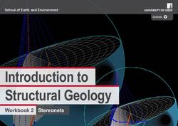 Introduction to Structural Geology - Workbook 2 Stereonets - Contents - School of Earth and Environment ...